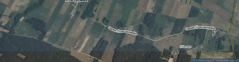 Zdjęcie satelitarne Osowa Krzeczanowska ul.